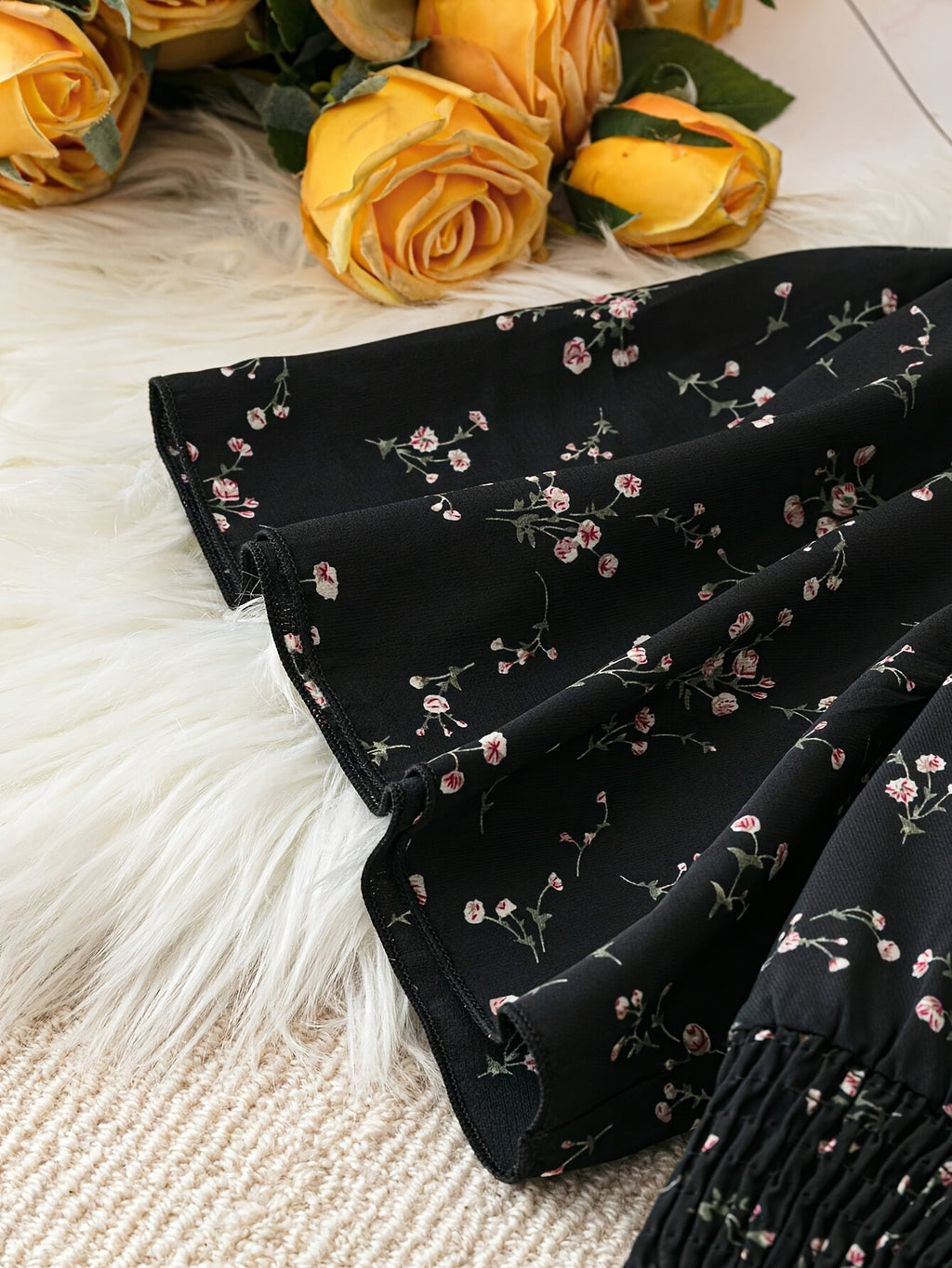 Elegant Plus Size V-Neck Dress