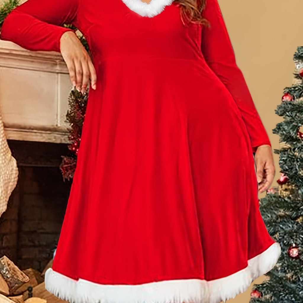 Plus Size, Christmas Hot-Selling Dress New Year Party