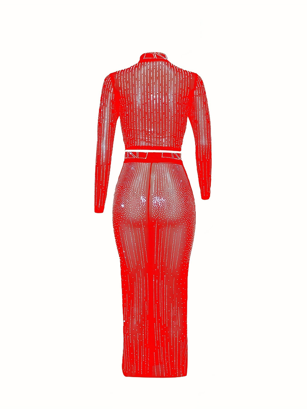 Party Rhinestone Two-piece Set