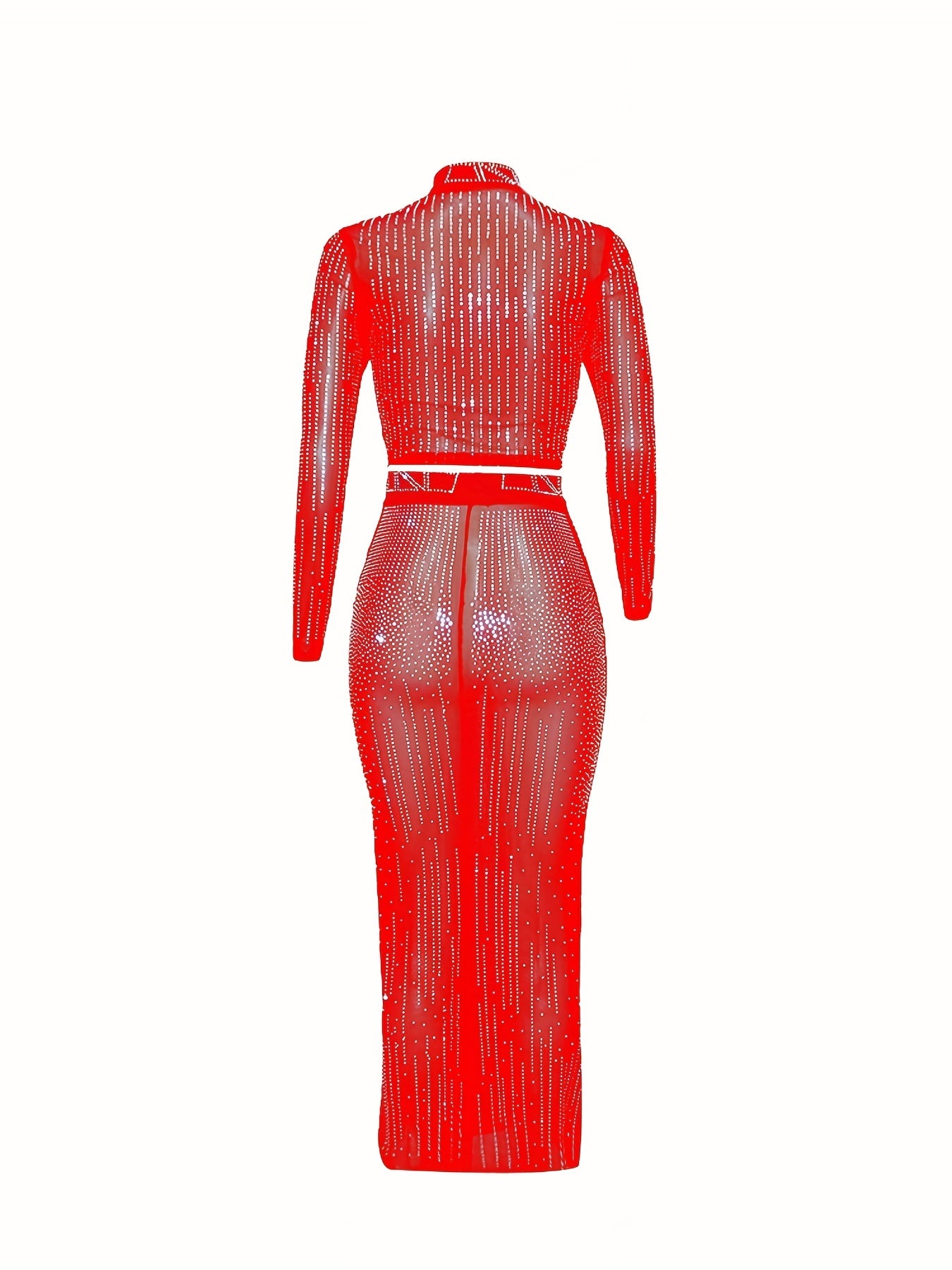 Party Rhinestone Two-piece Set