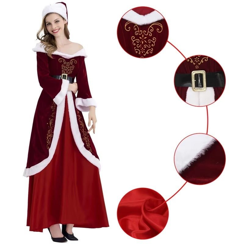 Women's Luxurious Dress Christmas Party New Year