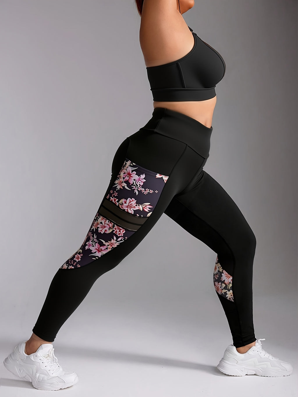Stretchy, High-Waisted Women's Yoga Leggings with Tummy Control