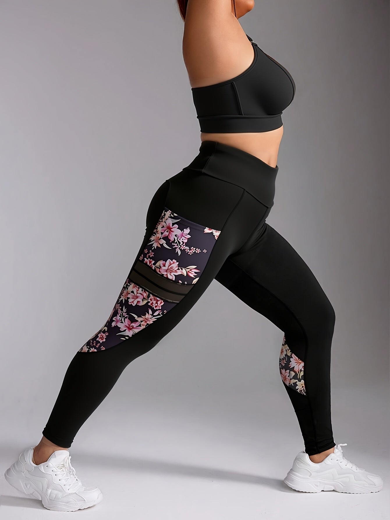 Stretchy, High-Waisted Women's Yoga Leggings with Tummy Control