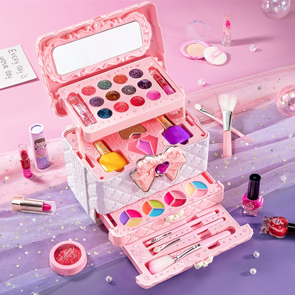 Makeup Set for Girls Featuring a Cosmetic Vanity