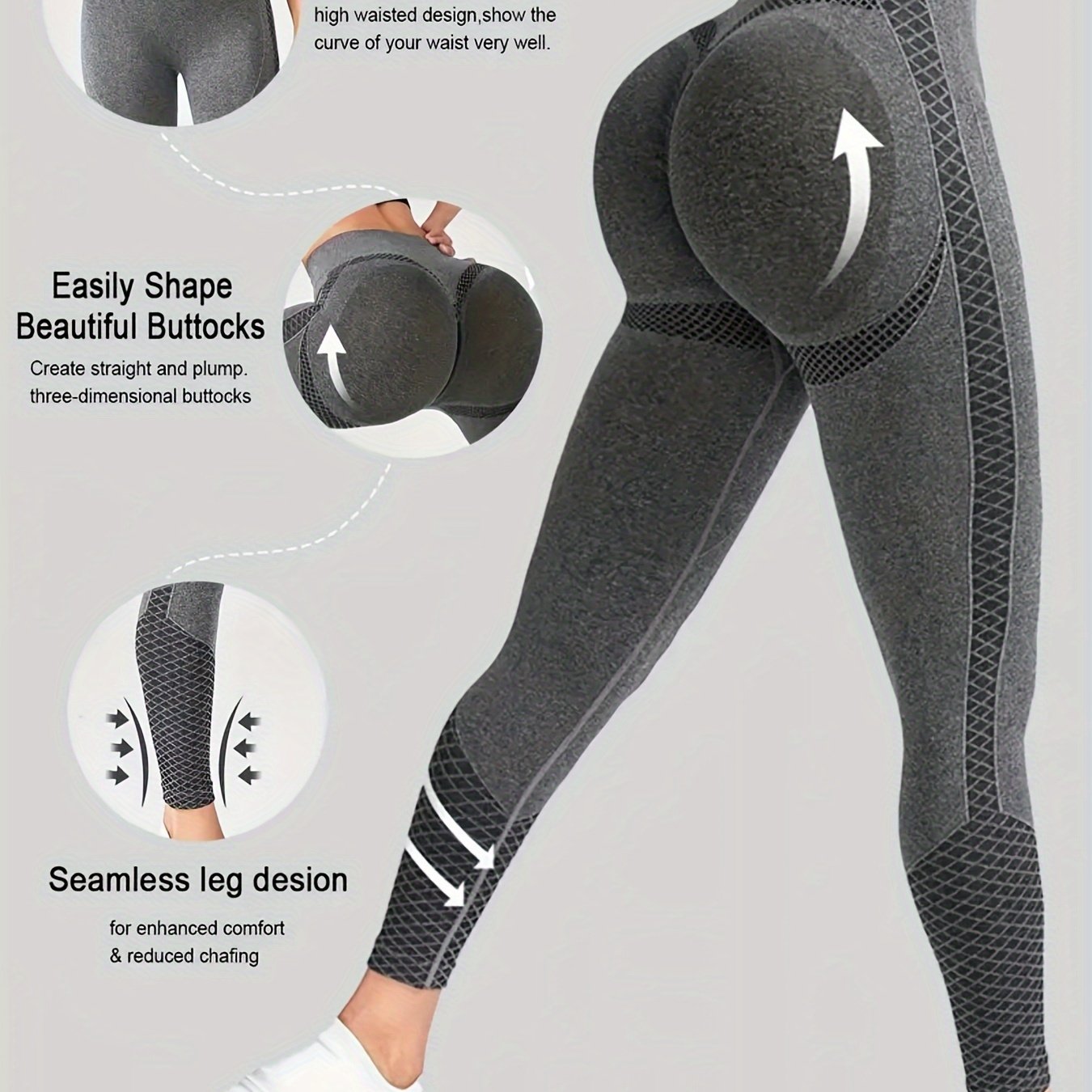 Super Comfortable High-waisted Compression Sports Tights