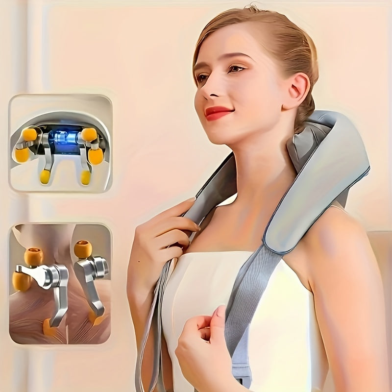 USB Rechargeable Deep Tissue Massager with Heat