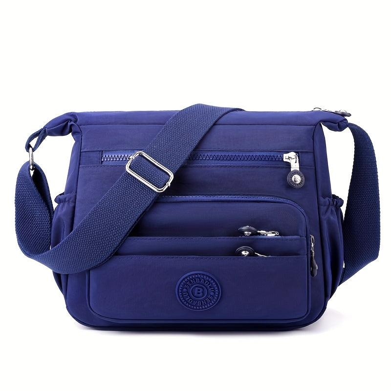 Chic Black Nylon Crossbody Bag for Women