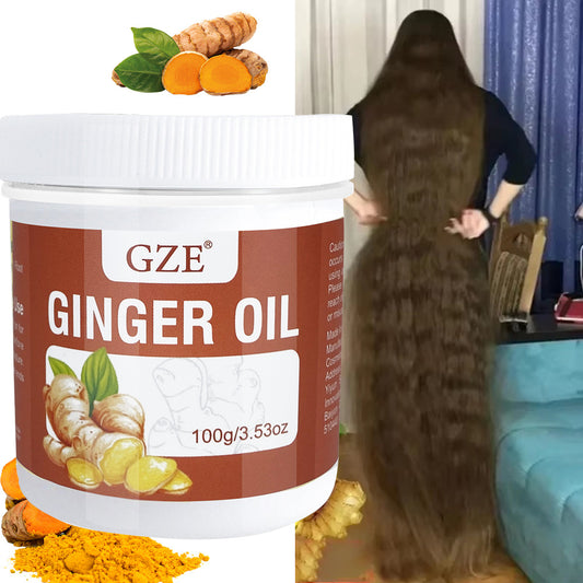 GZE Ginger Hair Oil, for longer, Fuller & Healthier Hair, Moisturizing