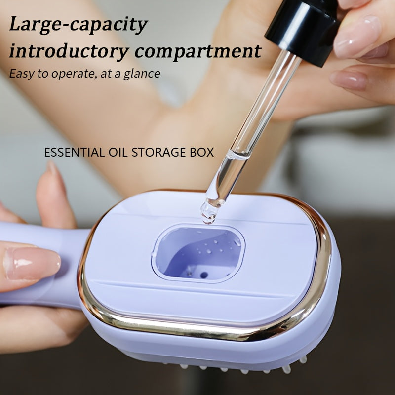 1pc Electric Massage Comb, Scalp Oil Brush for Hair Styling and Massaging
