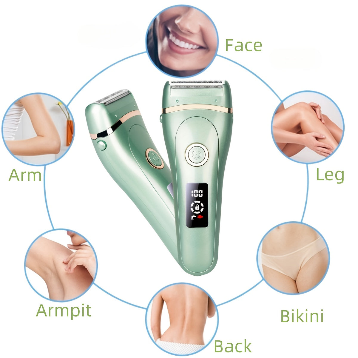 Rechargeable Painless Hair Removal for Women