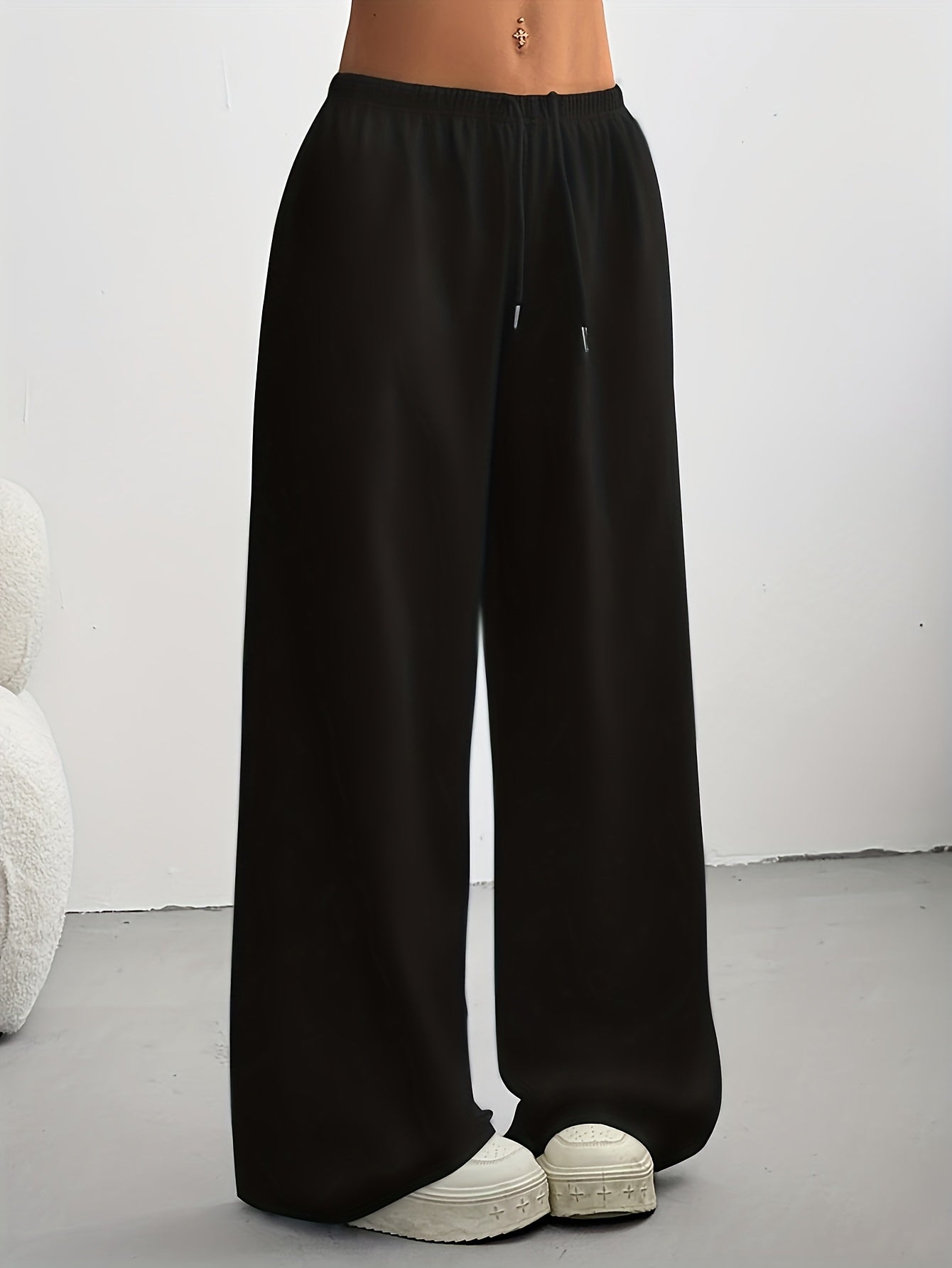 Comfortable Women's Casual Wide-Leg Joggers