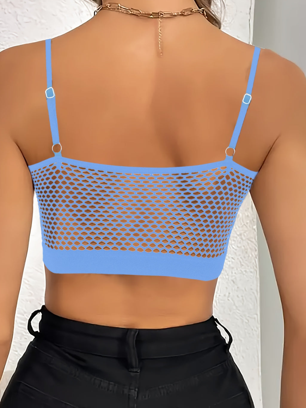 5-Pack Cutout Bras, High Support Knit Fabric