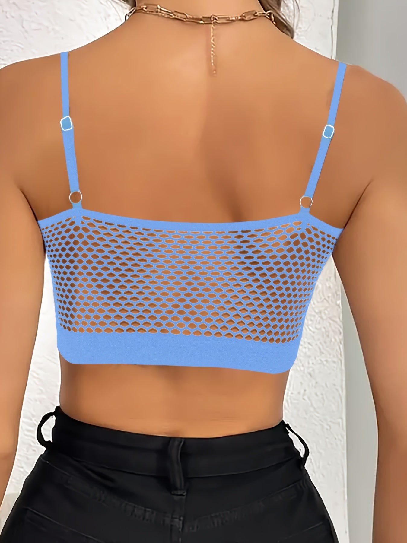5-Pack Cutout Bras, High Support Knit Fabric
