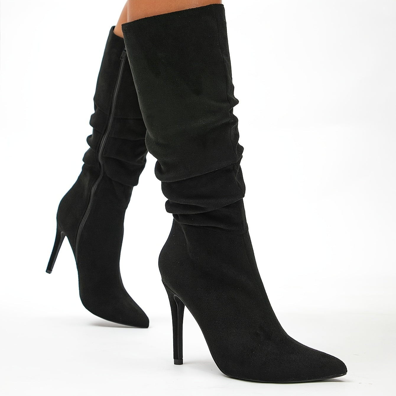 Stylish Women's Long Boots Side Zipper
