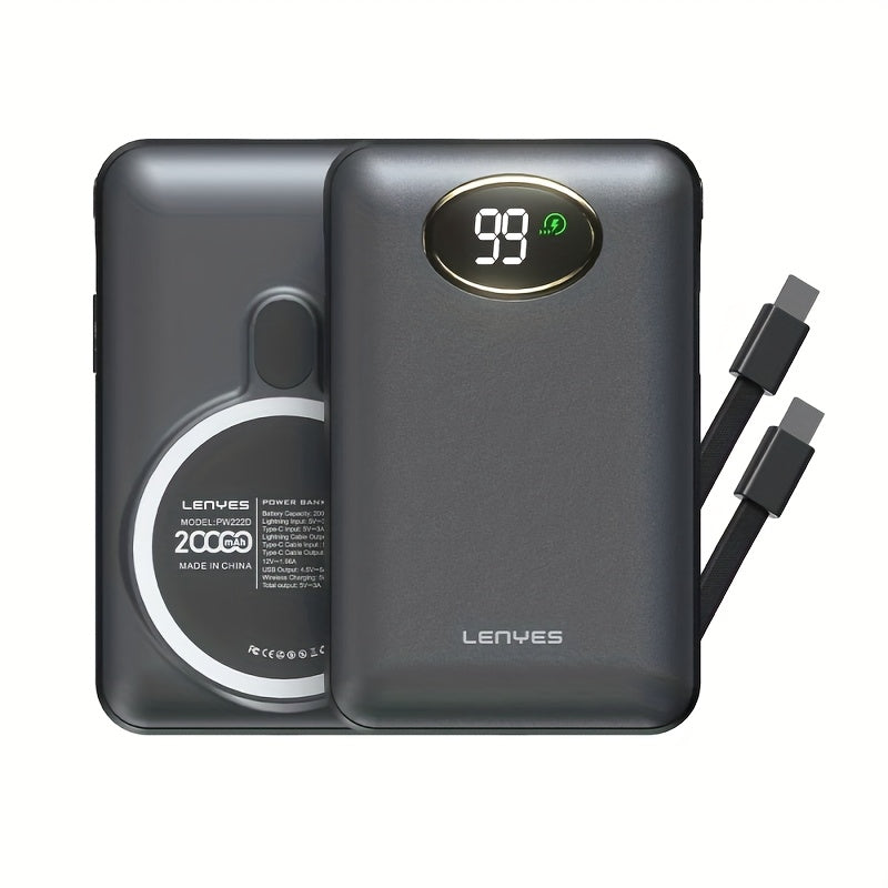 Digital LED Display Power bank with 18W, 20000mAh