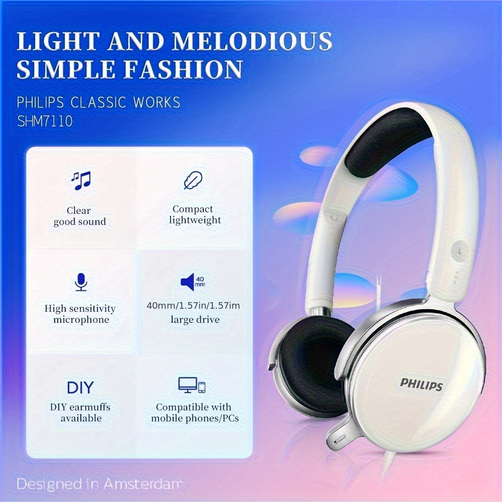 Philips Wired Headphones, Gaming Music Sports Comfortable Padded Earbuds