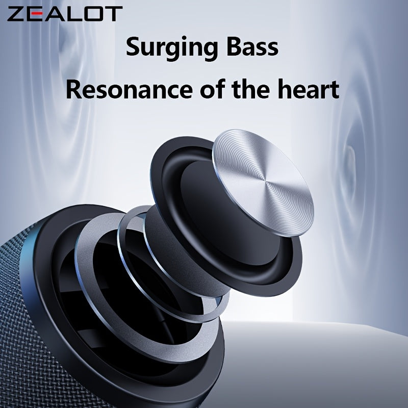 S32 Wireless Speakers Two Wireless Microphones, Portable Design, Booming Bass