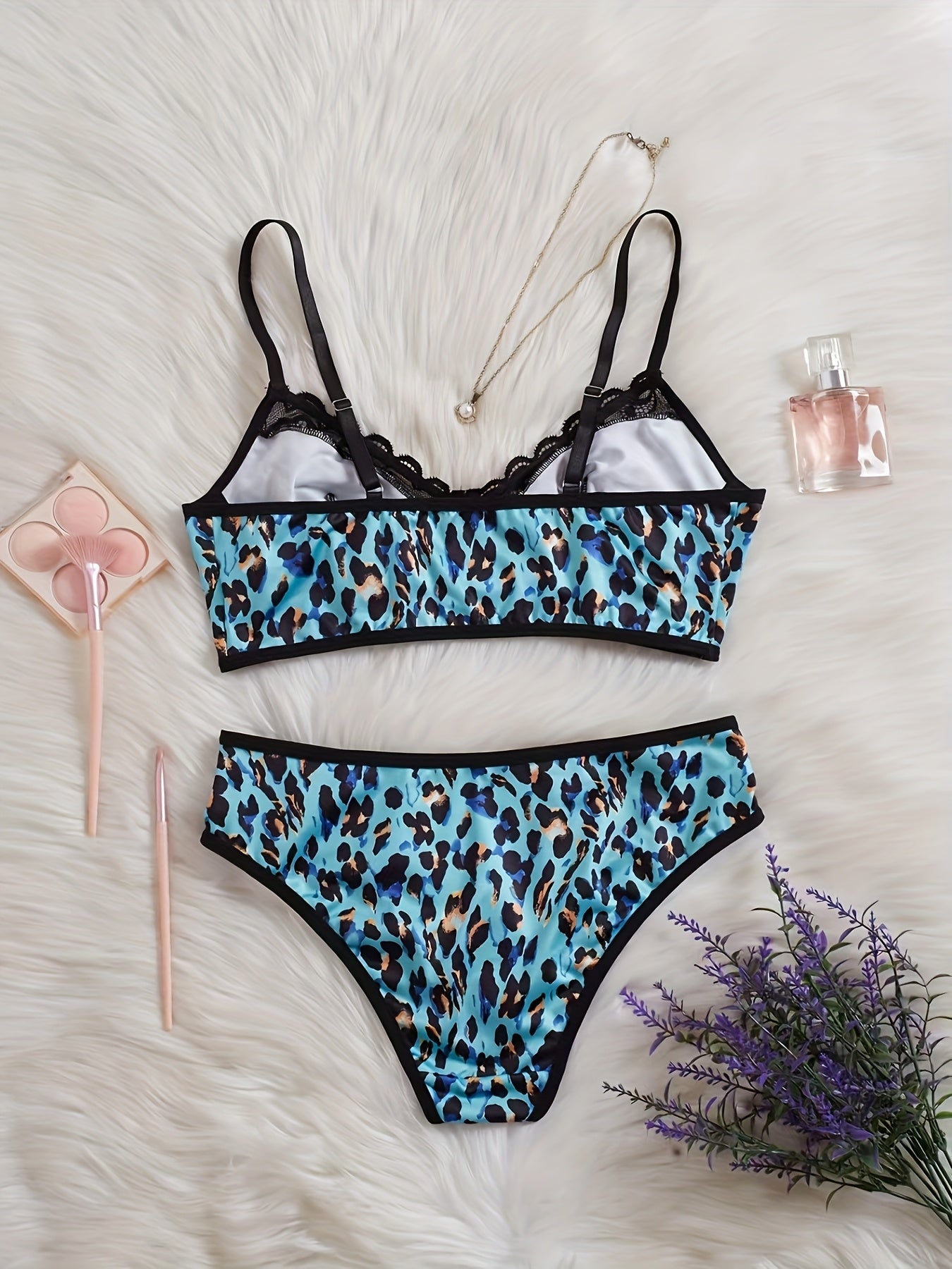 Polyester Blend Lingerie Set for Women