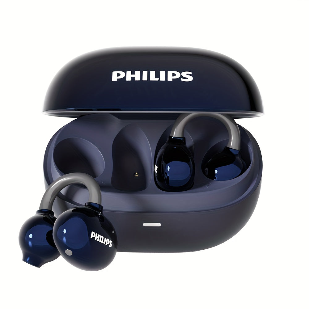 Philips TWS Wireless Earbuds with Touch Control, Open-Back Design, HD Sound & Noise Cancellation