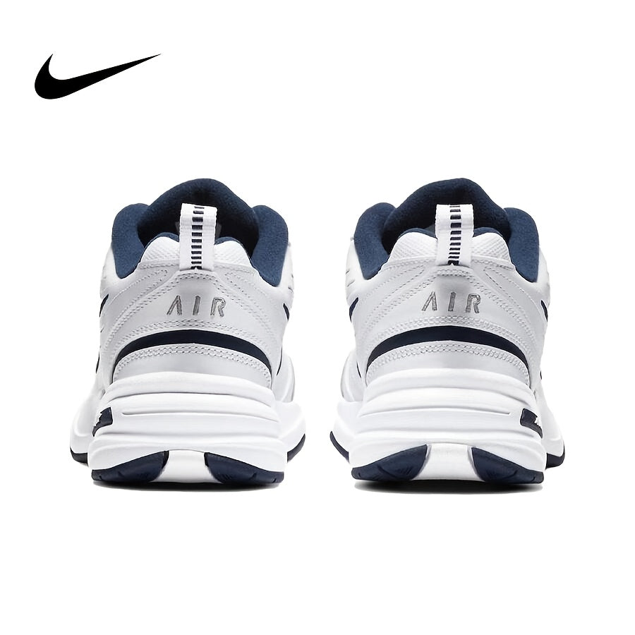 Nike Men's & Women's Retro Low-Top Sneakers - White & Navy Blue Classic Lace-Up Casual Sneakers with Cushioned Comfort