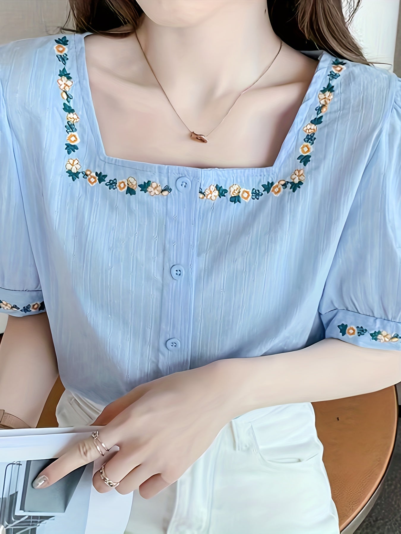 Embroidered Shirt for Women