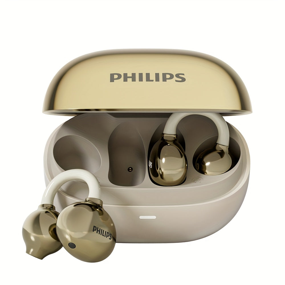 Philips TWS Wireless Earbuds with Touch Control, Open-Back Design, HD Sound & Noise Cancellation