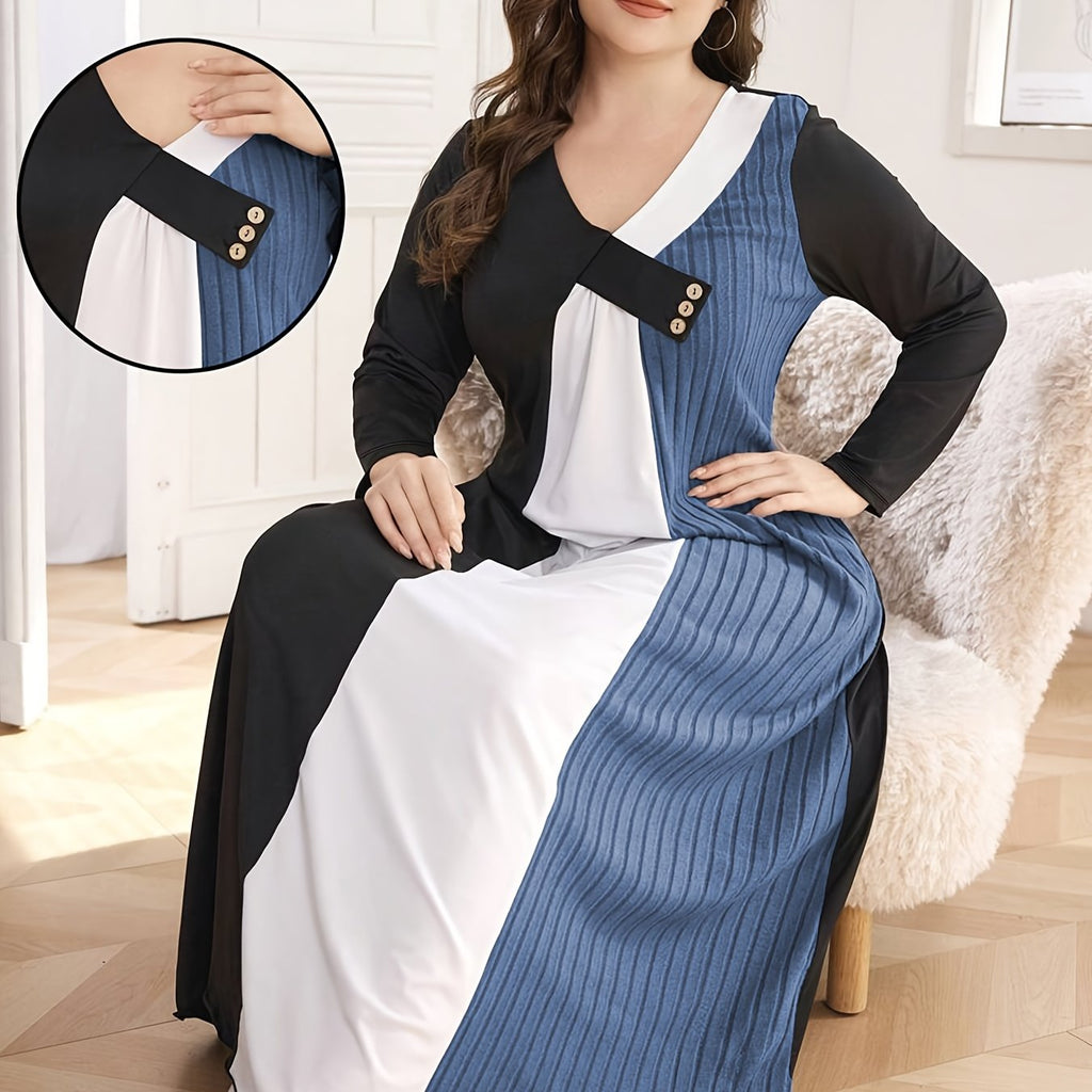 Women's Plus Size Winter Maxi Dress