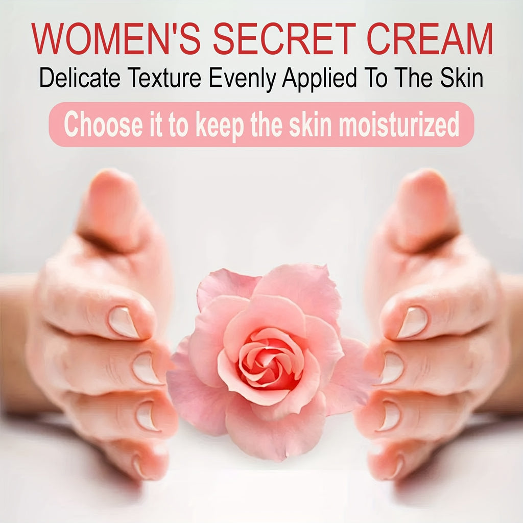 Deeply Hydrating Rose & Vitamin C Formula Pink Women's Private Part Moisturizing Cream