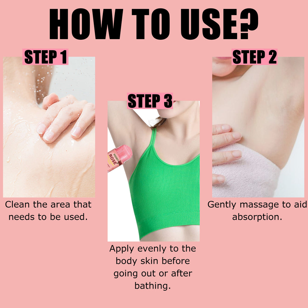 72-Hour Freshness Rose Body Fragrance Stick