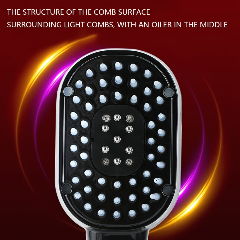 1pc Electric Massage Comb, Scalp Oil Brush for Hair Styling and Massaging