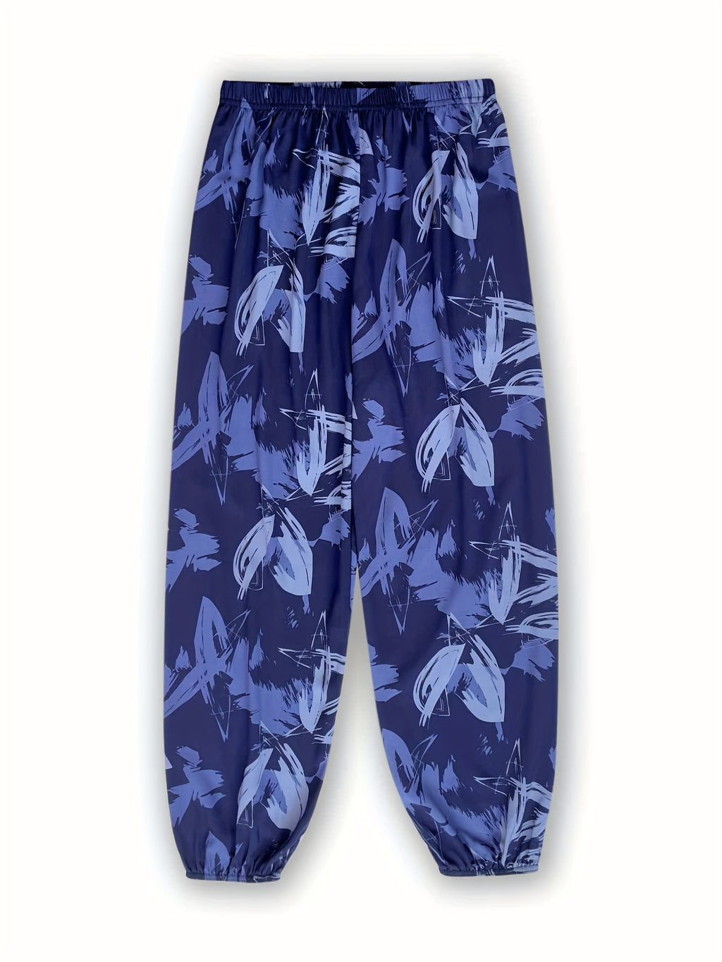 Women's Loose Fit Wide Leg Flare Pants with Print