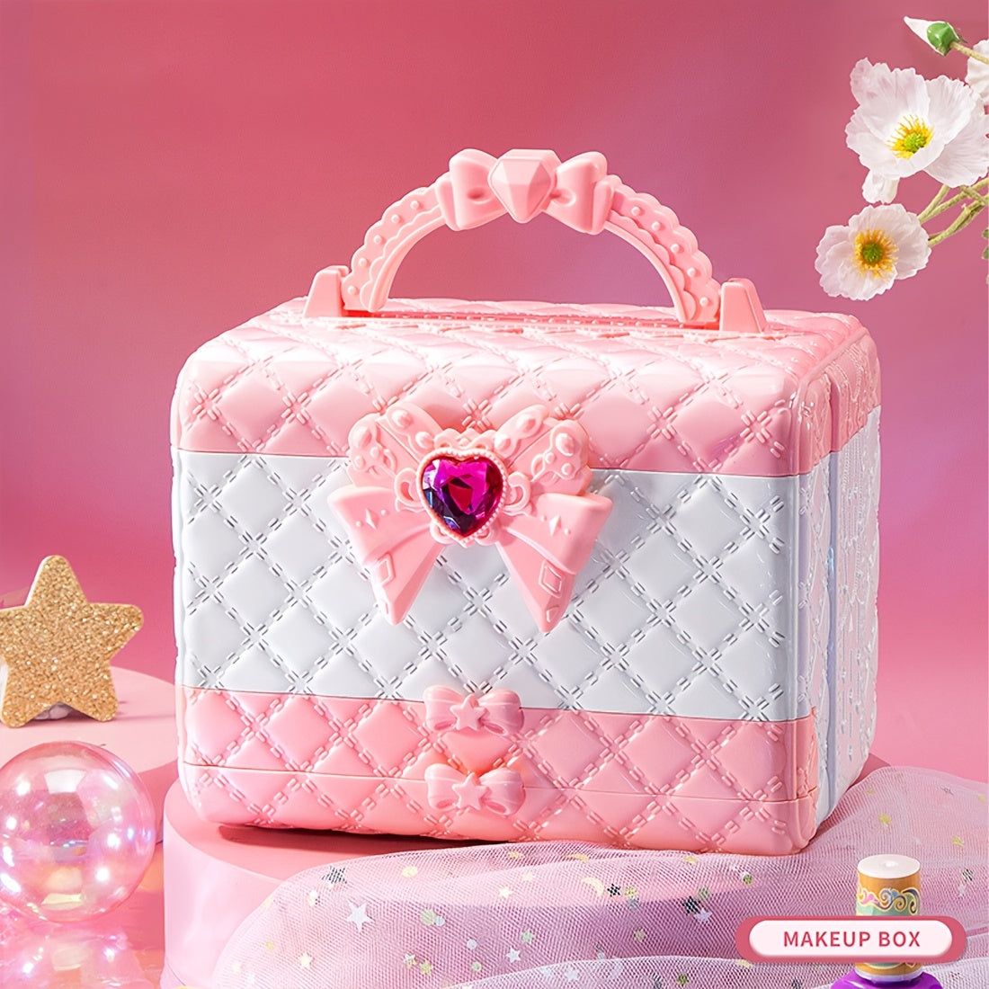 Makeup Set for Girls Featuring a Cosmetic Vanity