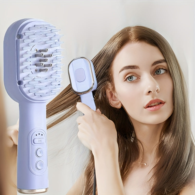 1pc Electric Massage Comb, Scalp Oil Brush for Hair Styling and Massaging