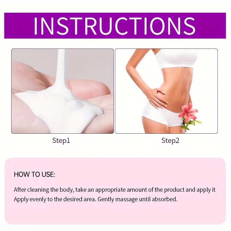 Pink Women's Secret Cream - Plant Extracts, Vitamin C and Rose Scent