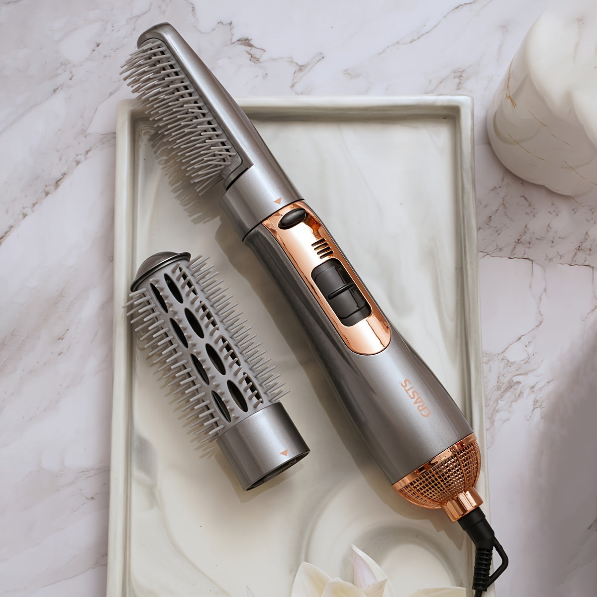 Professional Hair Dryer Brush Comb Set, 800W Dual-Function