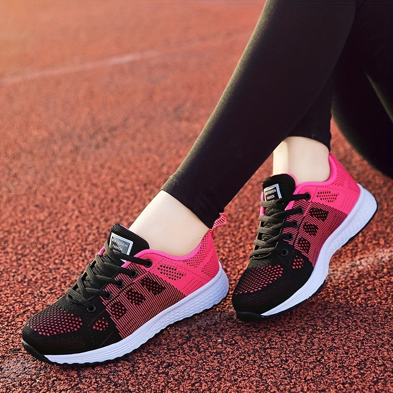 Women's Flying Woven Breathable Running Training Shoes