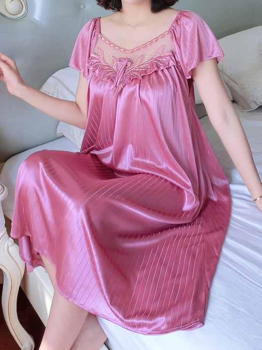 Women's Nightgown, Plus Size, Solid Color