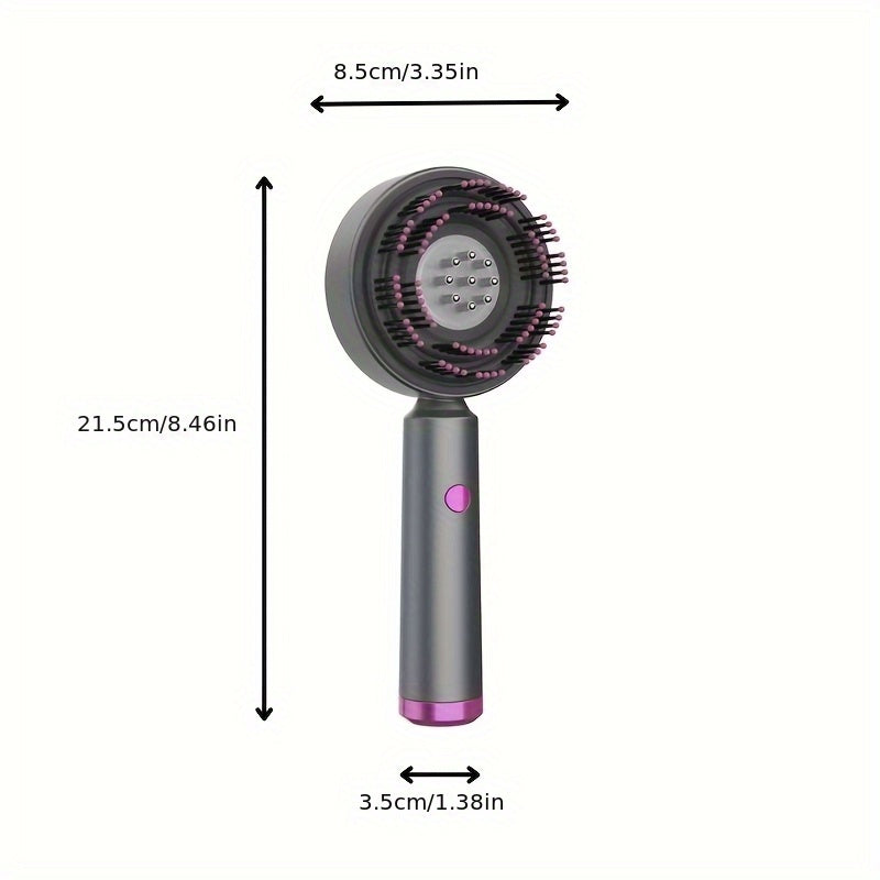 Scalp Massage Brush, Hair Straightening Comb, 3-in-1