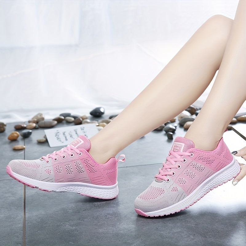 Women's Flying Woven Breathable Running Training Shoes