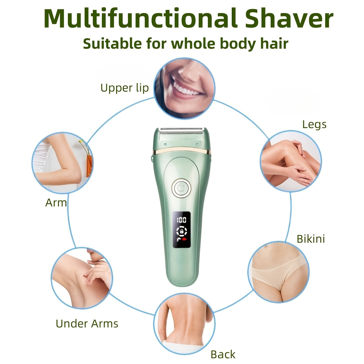 Rechargeable Painless Hair Removal for Women