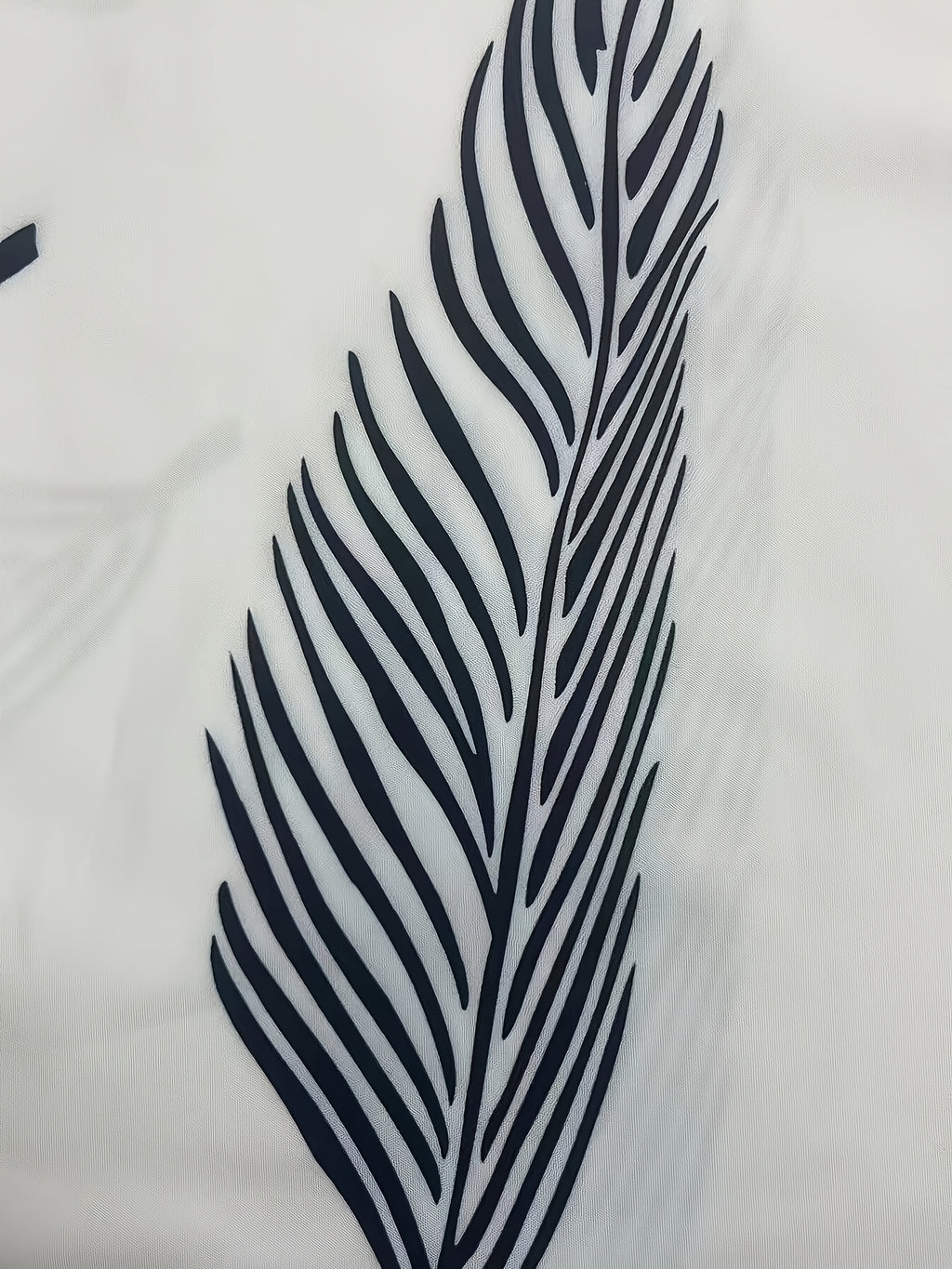 Women's Plus Size Elegant Leaf Print Button-Up Shirt with Asymmetrical Hem