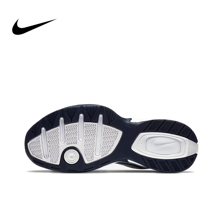 Nike Men's & Women's Retro Low-Top Sneakers - White & Navy Blue Classic Lace-Up Casual Sneakers with Cushioned Comfort