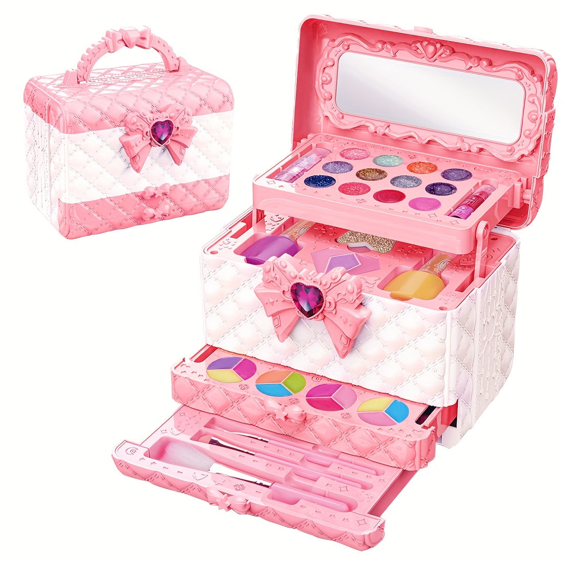 Makeup Set for Girls Featuring a Cosmetic Vanity