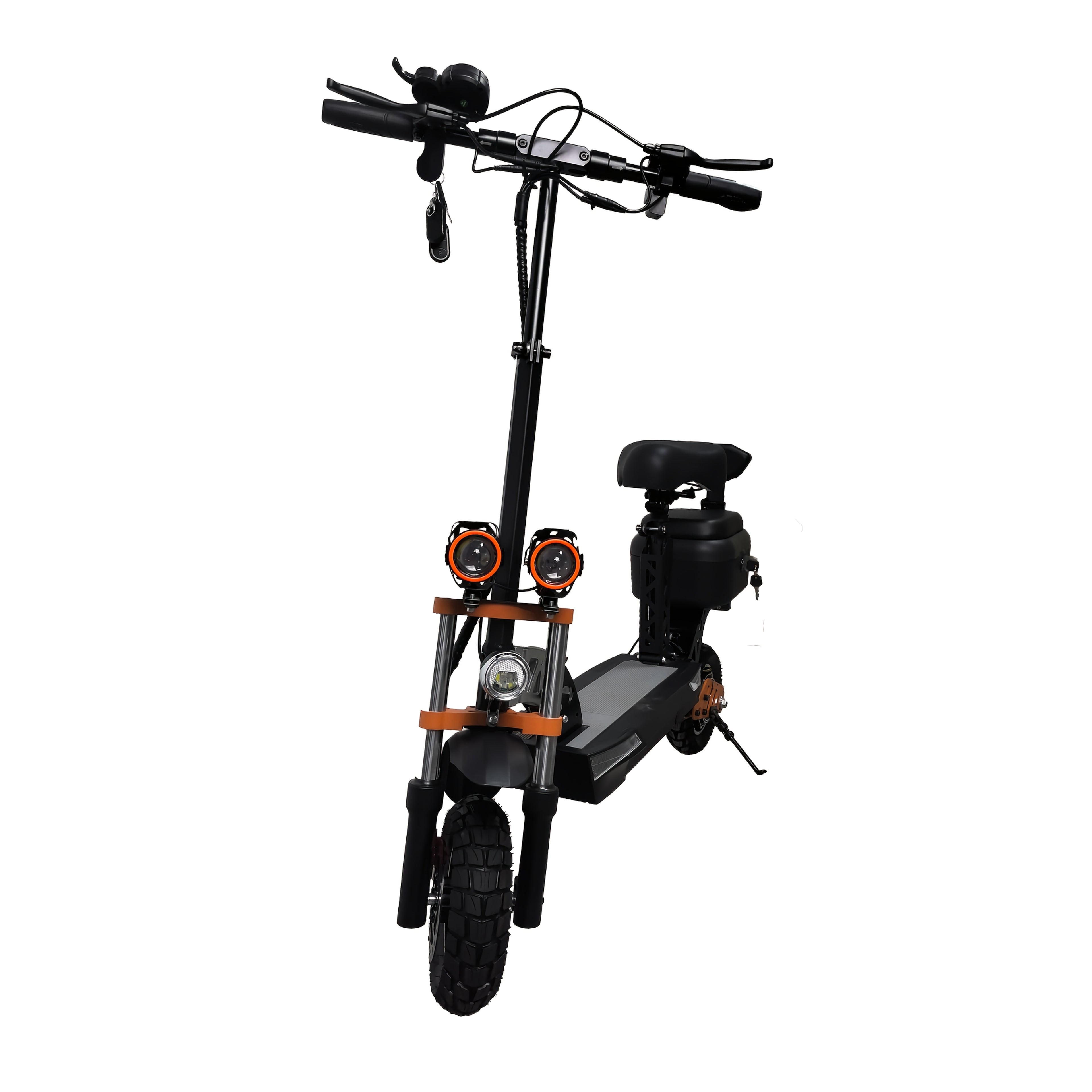 Foldable Electric Scooter 800W Pro - Front + Rear Shock Absorption/ 30-55km/h Speed/ 30km Range/ 150kg Load Capacity