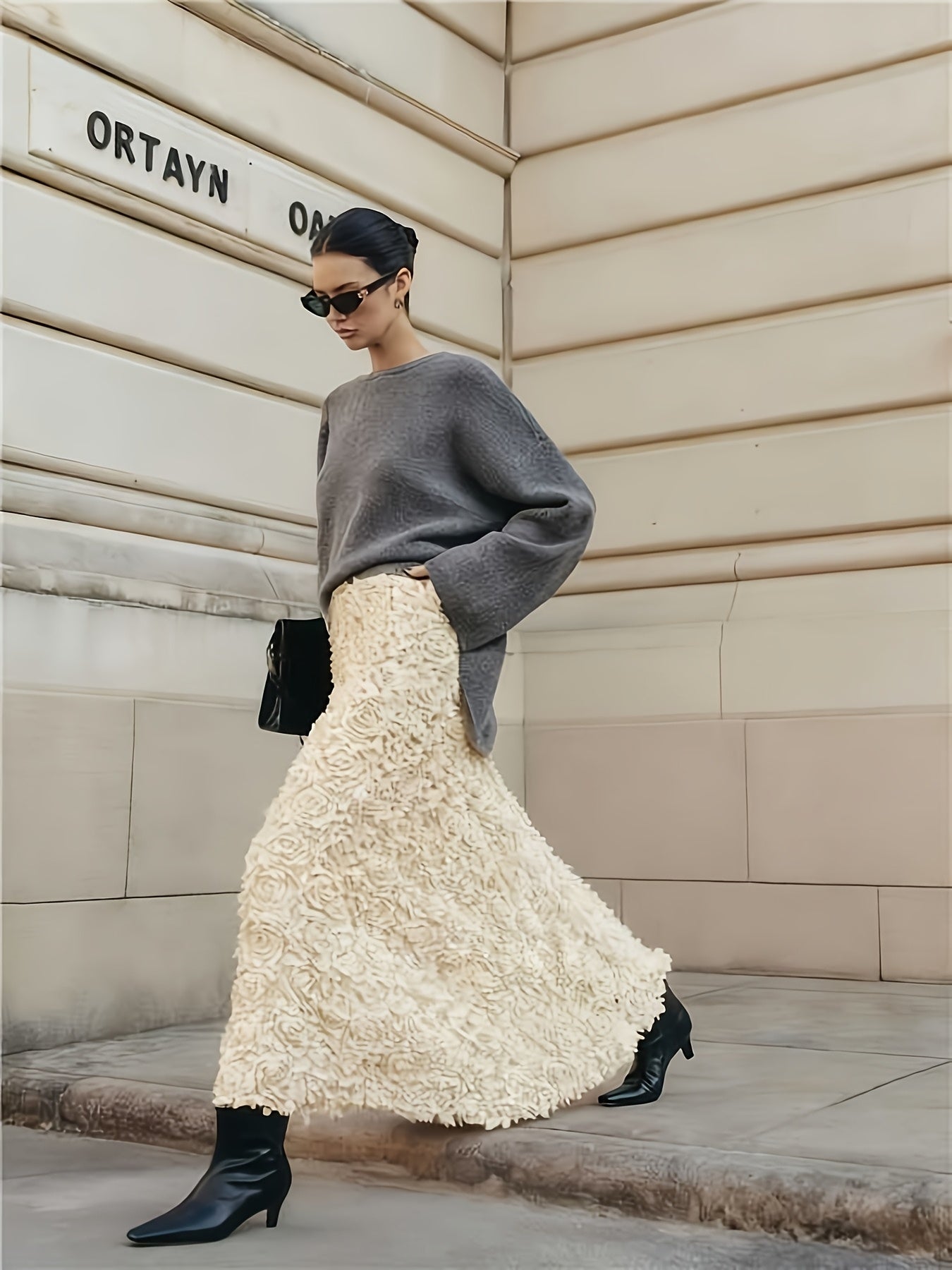 Women's Bridesmaid Dress, Elegant Party Dress with 3D Rose Petal  Christmas New Year