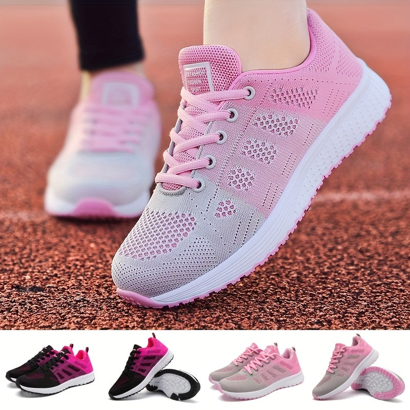 Women's Flying Woven Breathable Running Training Shoes