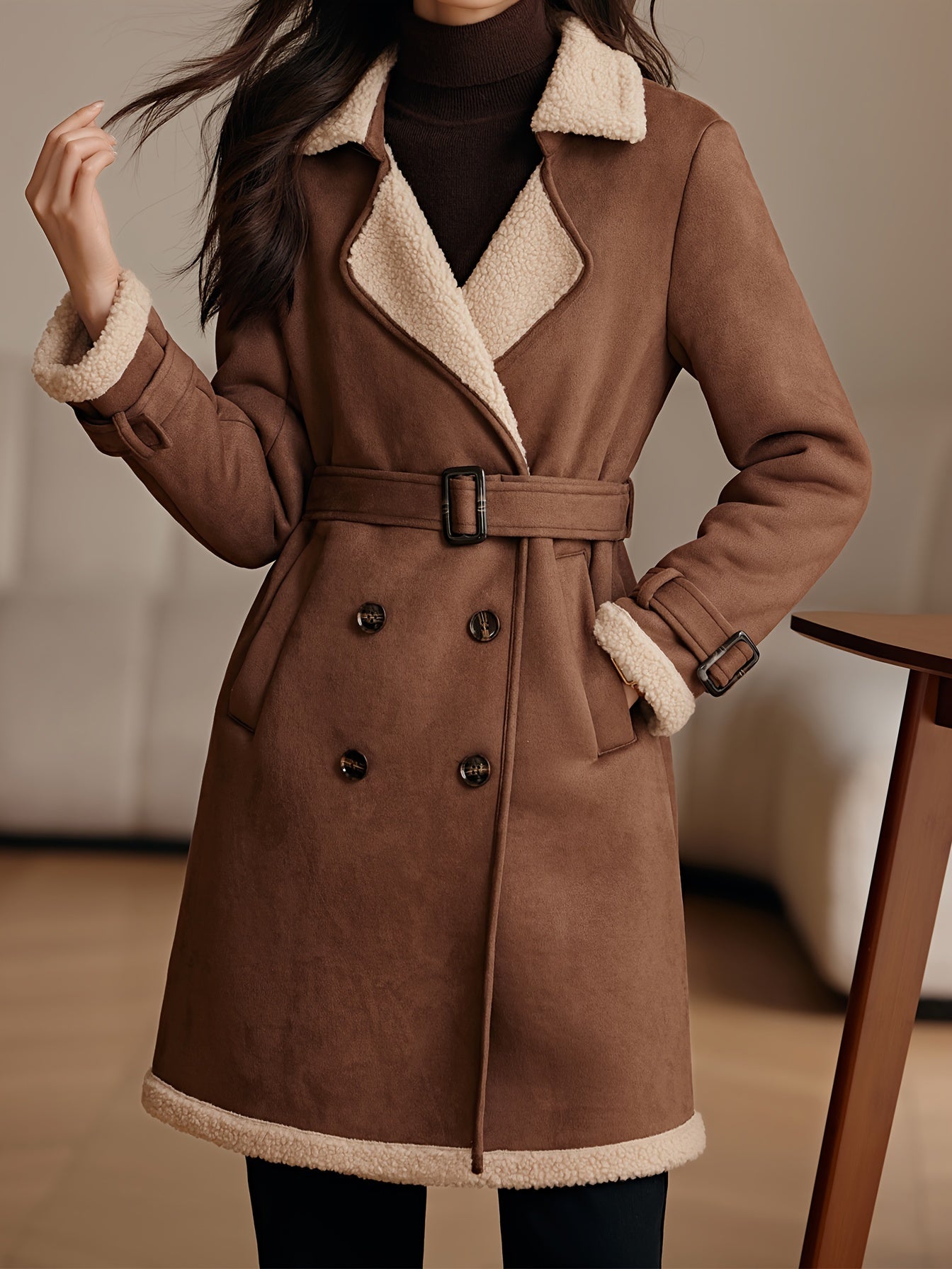 MOHOMO Women's Elegant Long Coat - Winter Collection