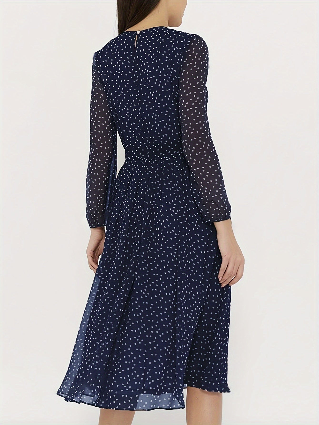 Short Sleeve Round Neck Flared Skirt