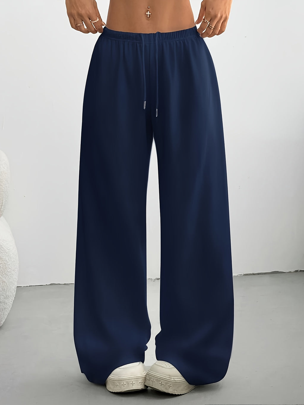 Comfortable Women's Casual Wide-Leg Joggers