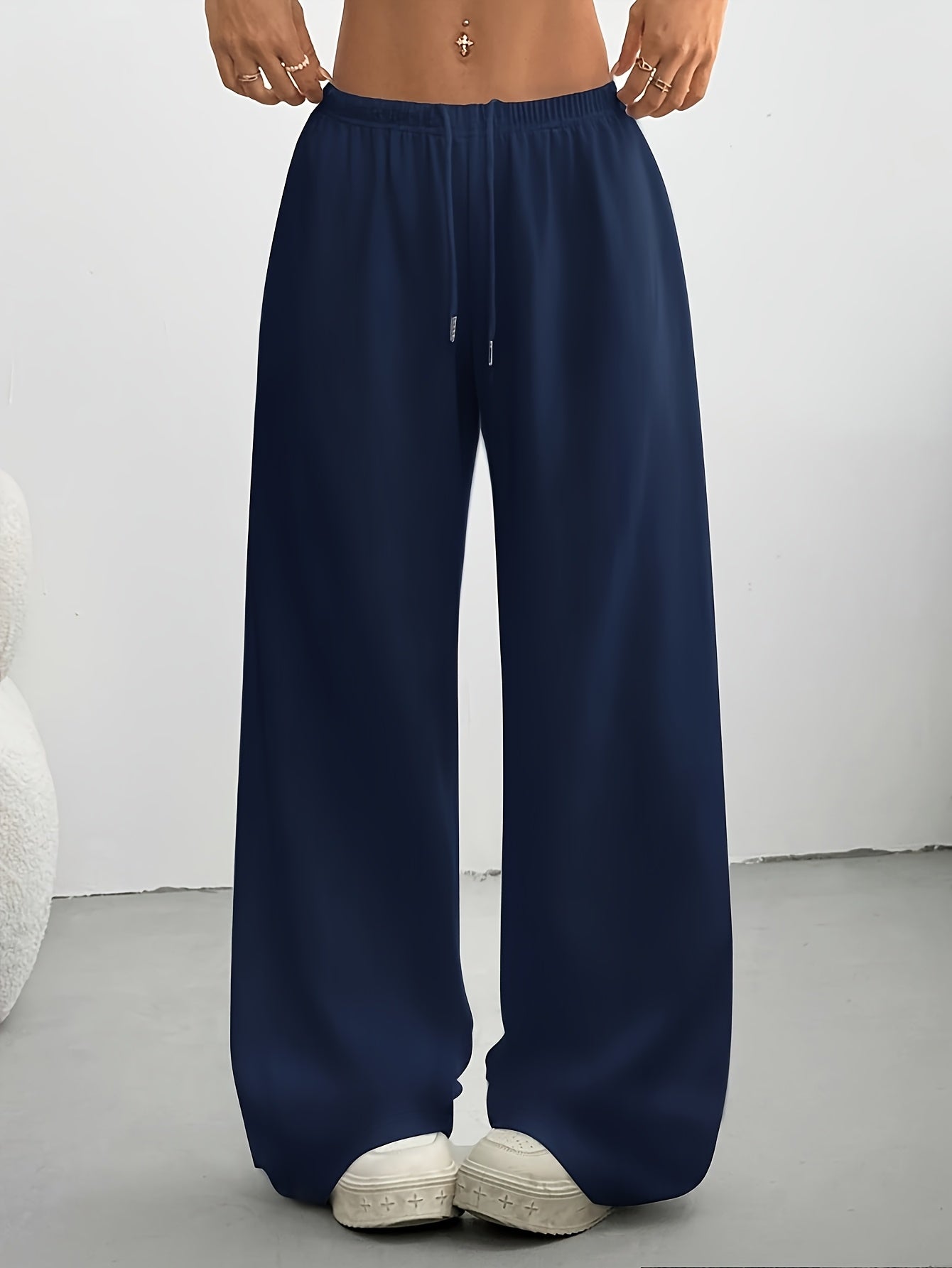 Comfortable Women's Casual Wide-Leg Joggers